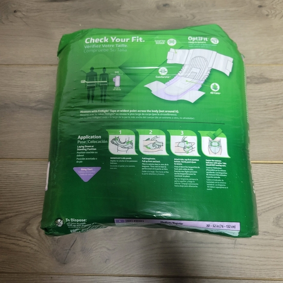 NEW FitRight OptiFit Ultra Incontinence Briefs Ultra 20 - Picture 2 of 5